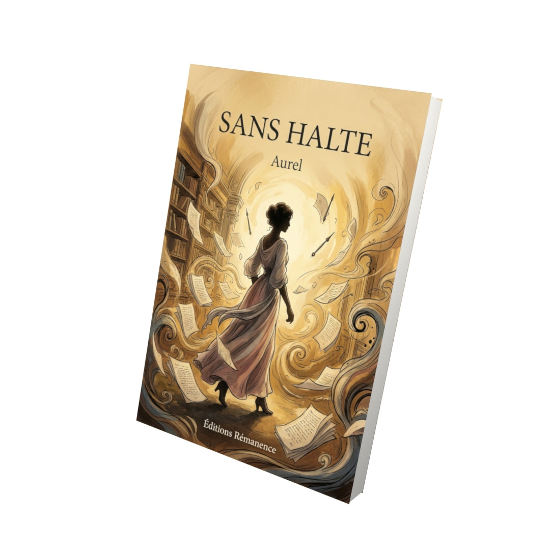 Livre Sans halte par Aurel - Vue 3D - Editions Remanence