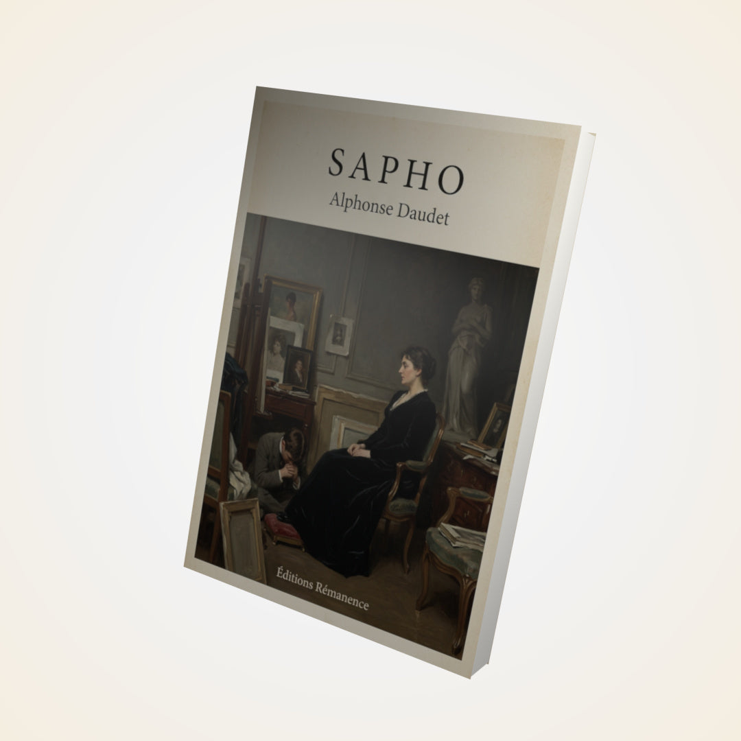 Livre Sapho - Alphonse Daudet - Couverture 3D