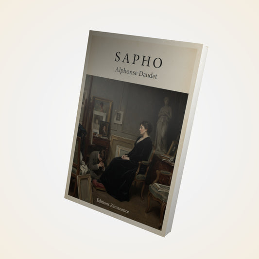 Livre Sapho - Alphonse Daudet - Couverture 3D