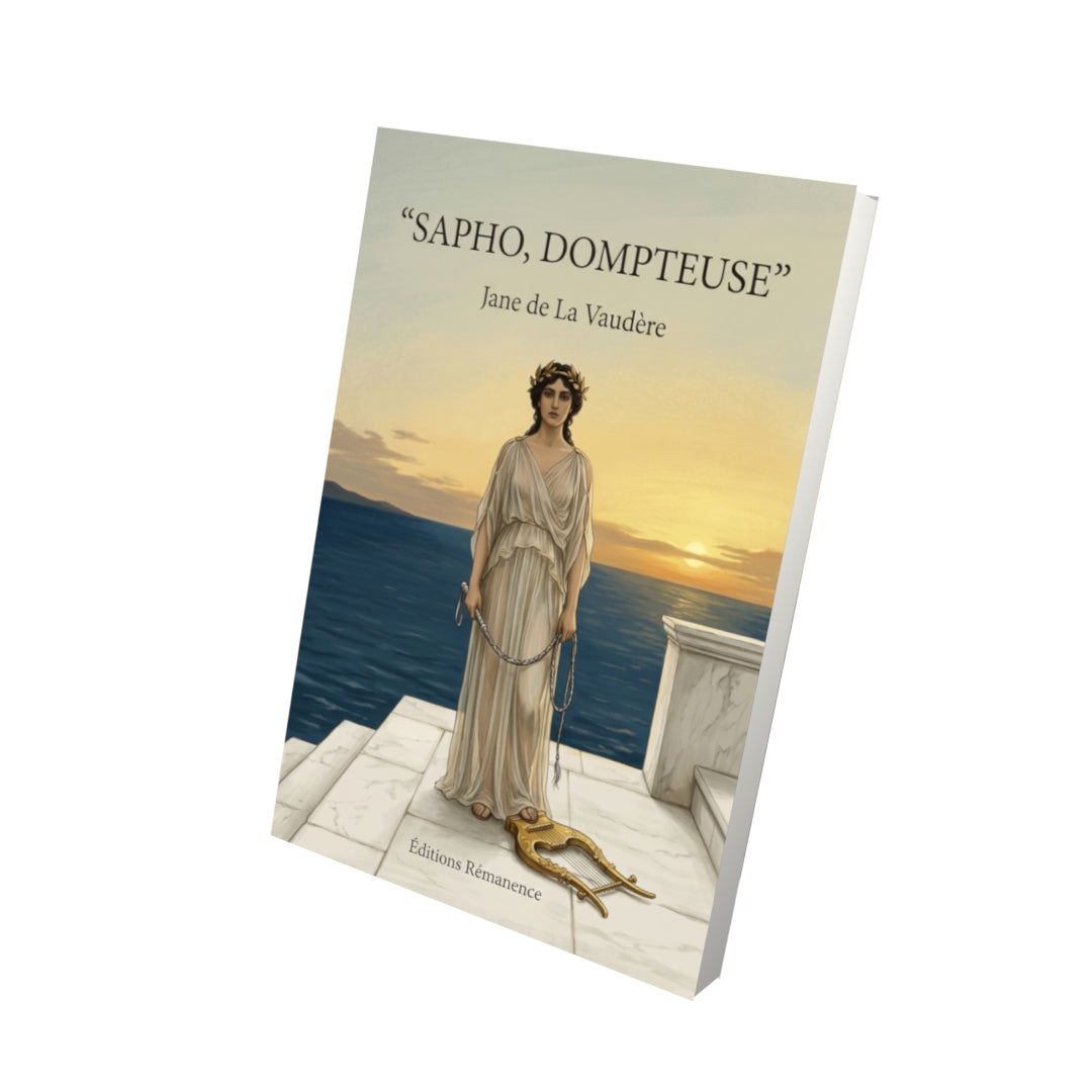 Livre Sapho, dompteuse par Jane de La Vaudère - Vue 3D - Editions Remanence