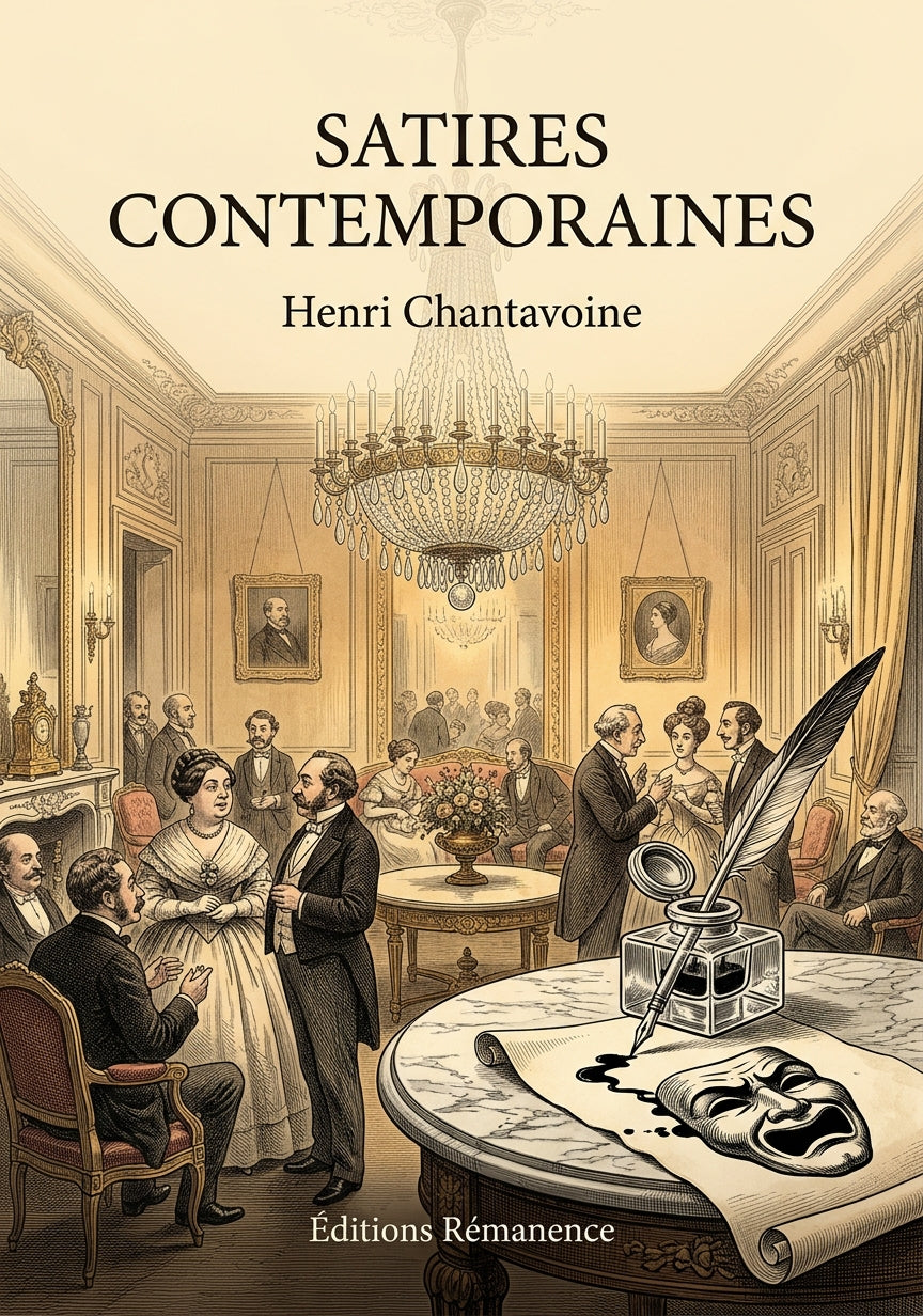 Livre Satires contemporaines par Henri Chantavoine - Couverture - Editions Remanence