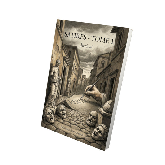 Livre Satires - Tome 1 par Juvénal - Vue 3D - Editions Remanence