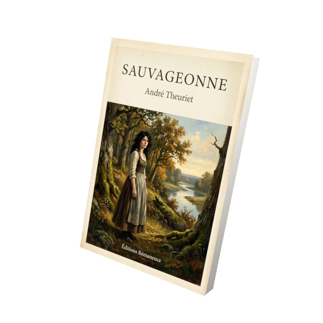 Livre Sauvageonne - André Theuriet - Vue 3D - Editions Remanence