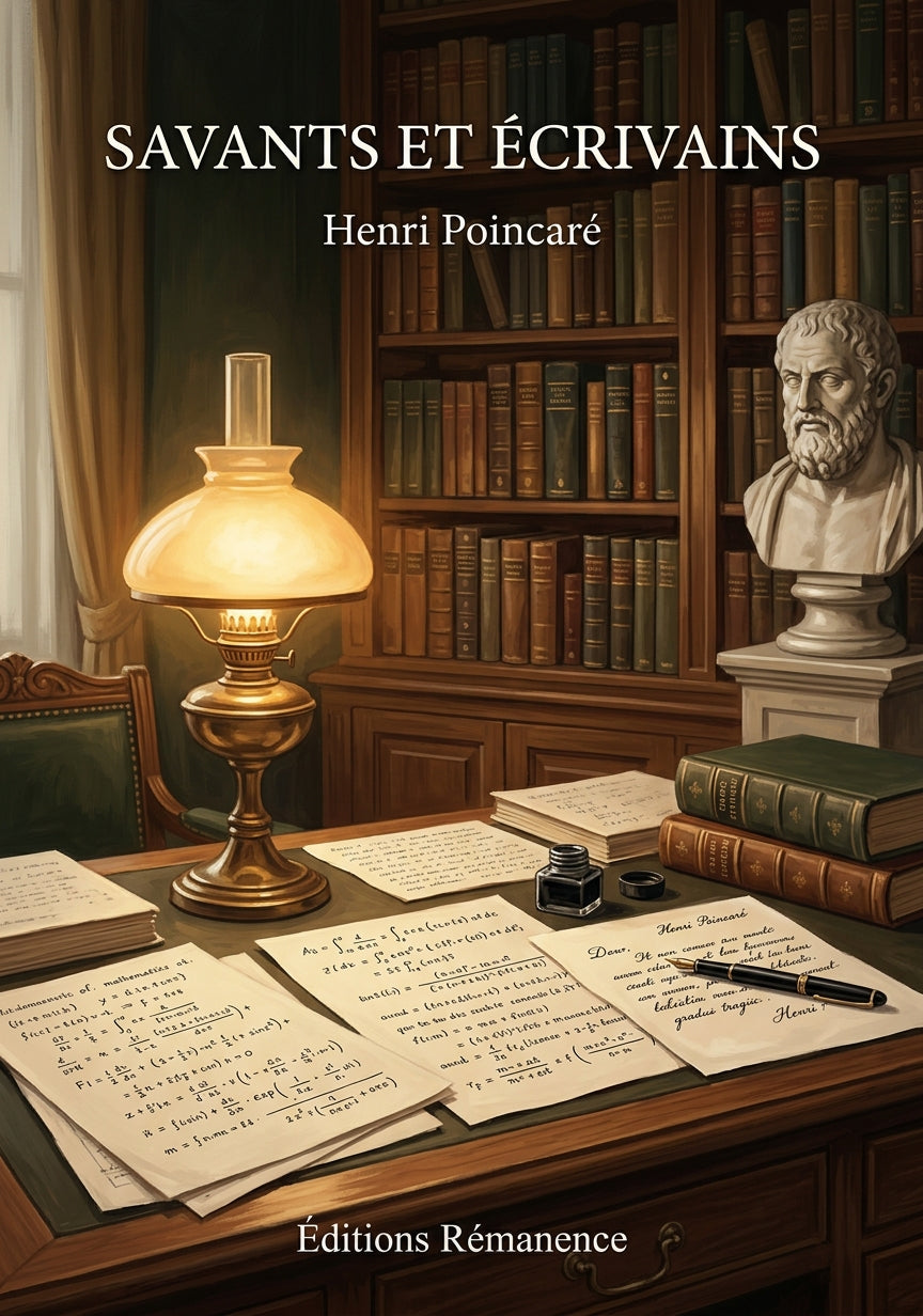 Livre Savants et écrivains par Henri Poincaré - Couverture - Editions Remanence
