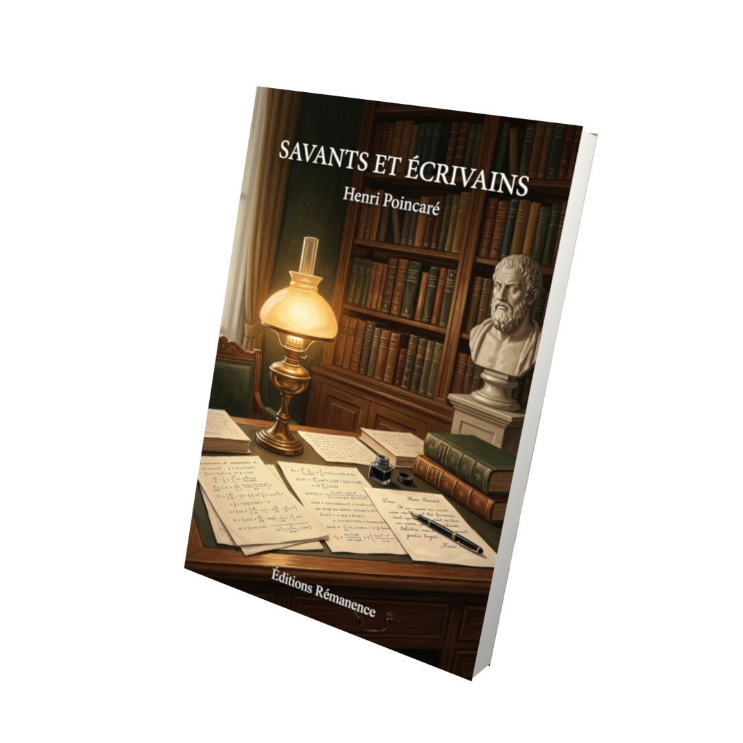 Livre Savants et écrivains par Henri Poincaré - Vue 3D - Editions Remanence