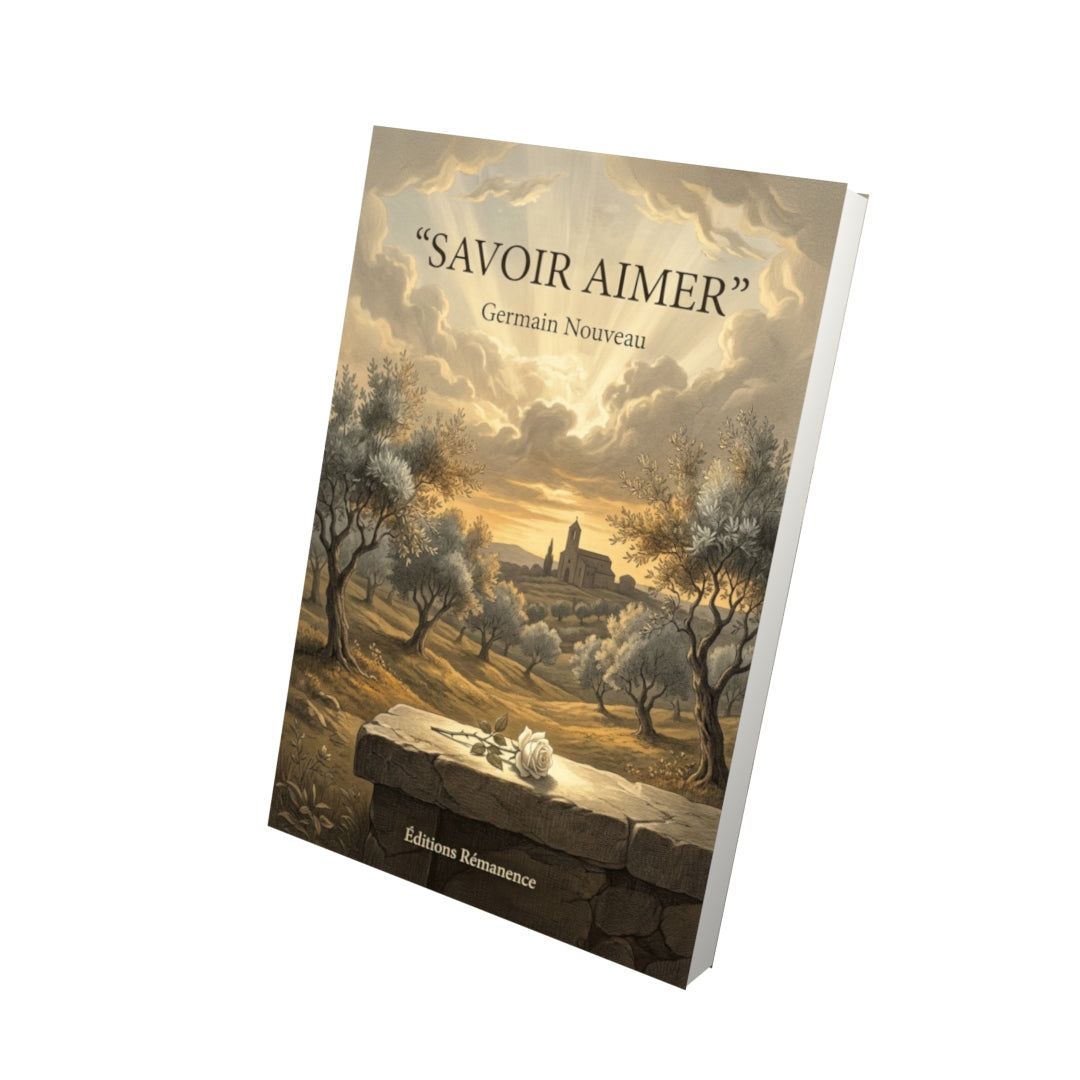 Livre Savoir aimer par Germain Nouveau - Vue 3D - Editions Remanence