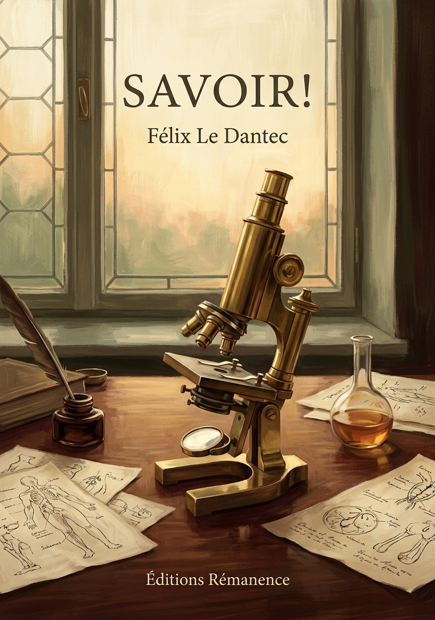 Livre Savoir ! par Félix Le Dantec - Couverture - Editions Remanence