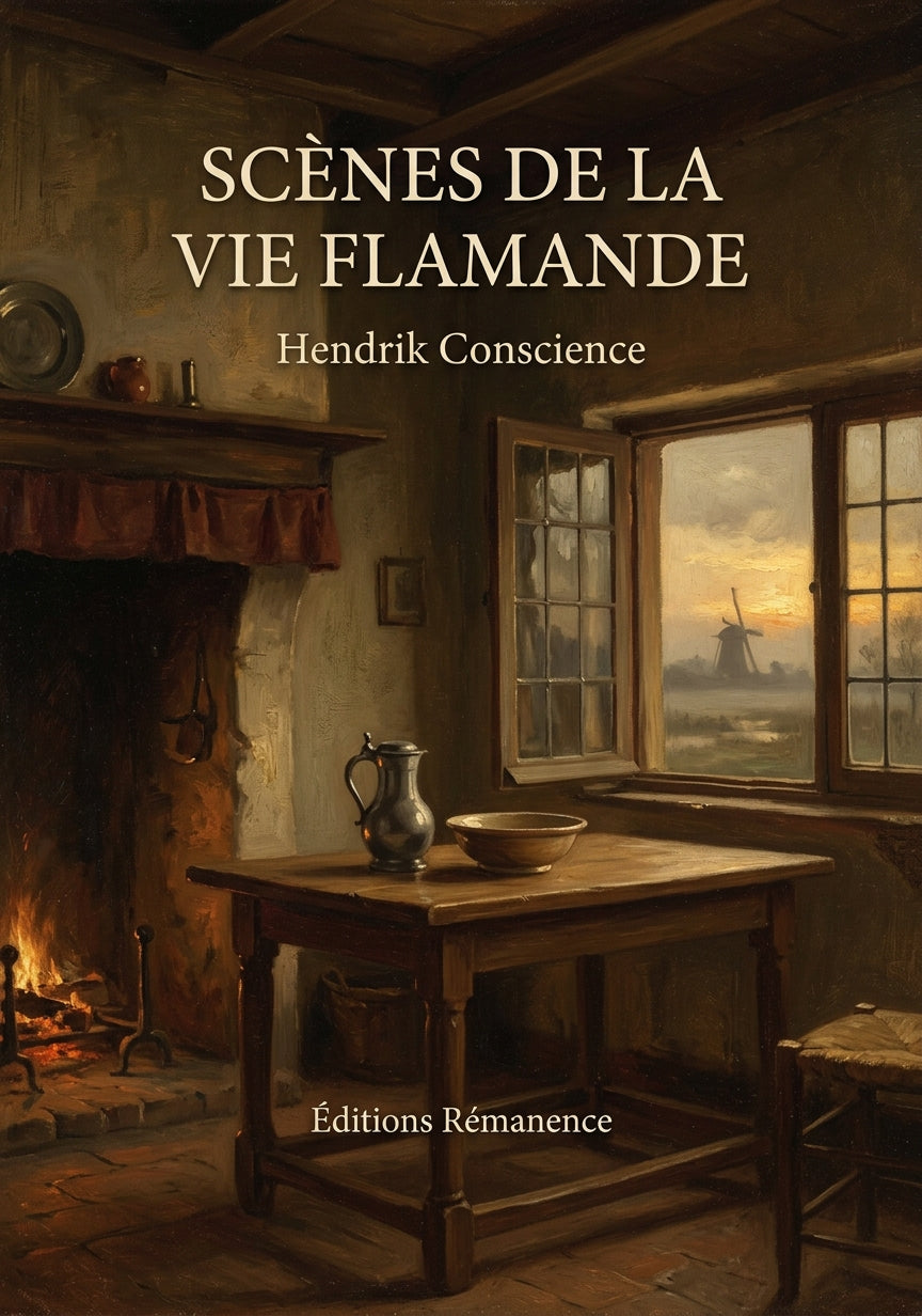 Livre Scènes de la vie flamande par Hendrik Conscience - Couverture - Editions Remanence