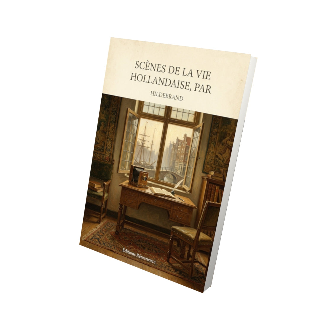 Livre Scènes de la vie Hollandaise, par Hildebrand - Hildebrand - Vue 3D - Editions Remanence