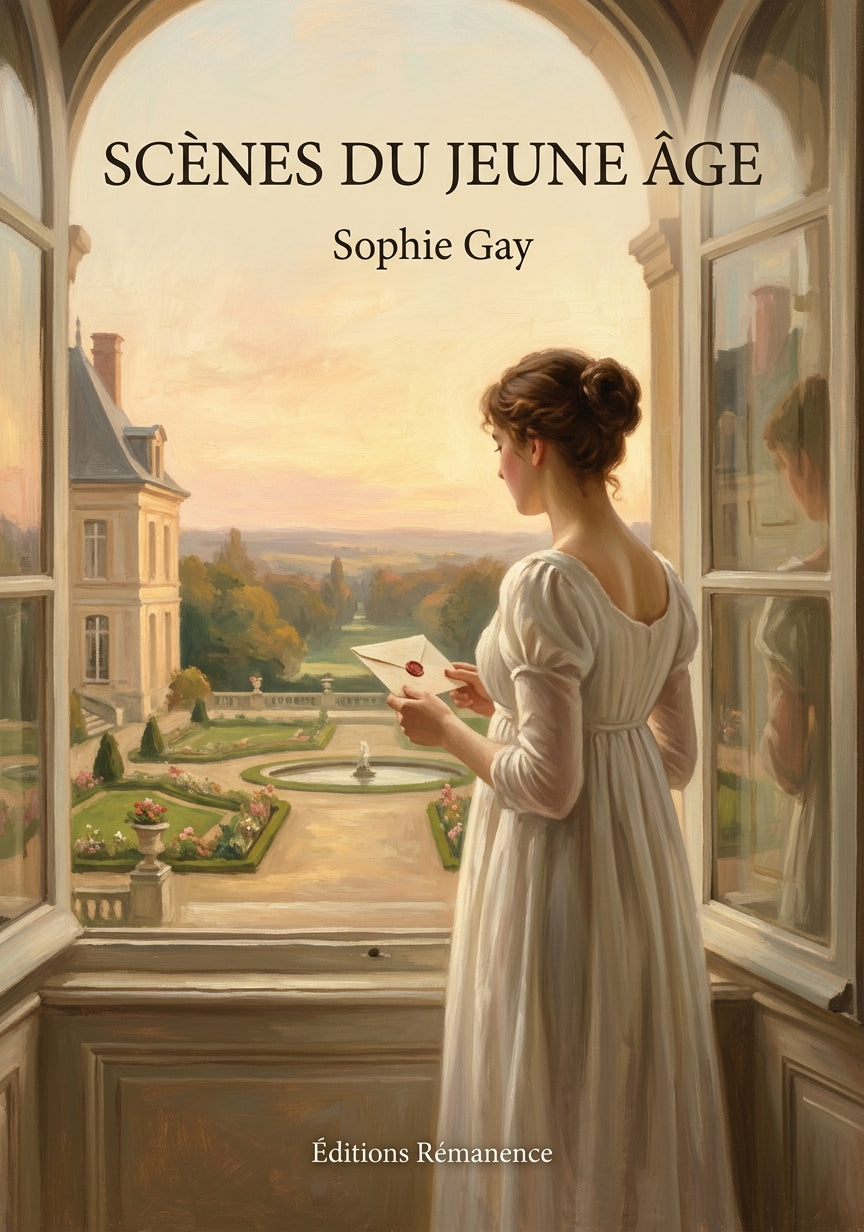 Livre Scènes du jeune âge par Sophie Gay - Couverture - Editions Remanence