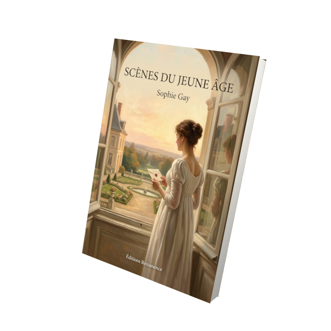 Livre Scènes du jeune âge par Sophie Gay - Vue 3D - Editions Remanence