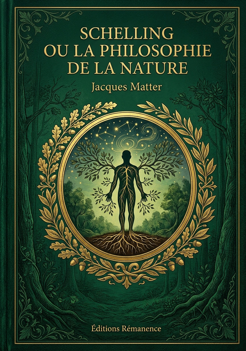 Livre Schelling ou la Philosophie de la nature par Jacques Matter - Couverture - Editions Remanence