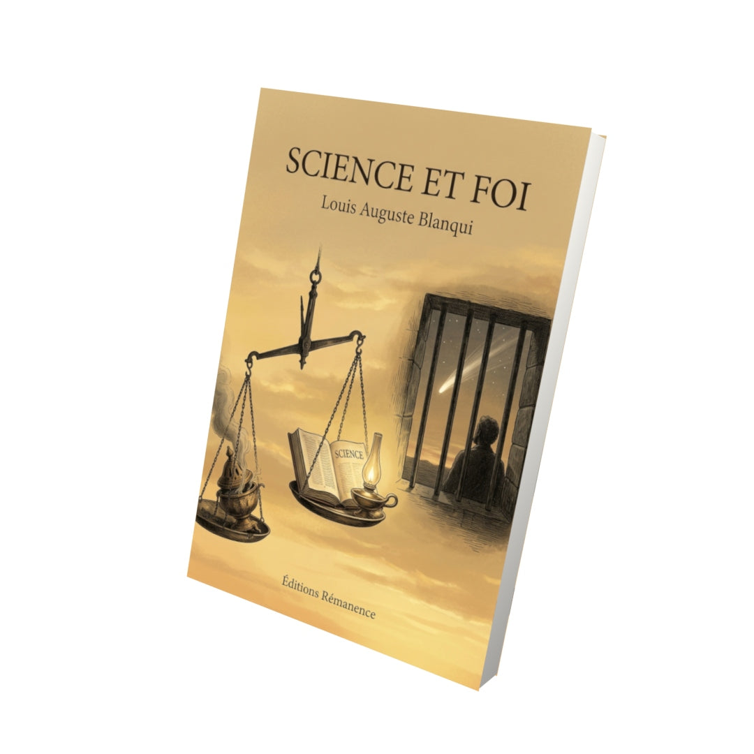 Livre Science et foi par Louis Auguste Blanqui - Vue 3D - Editions Remanence