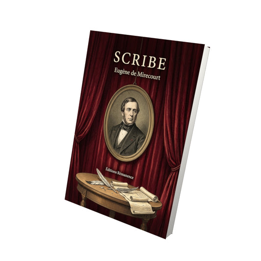 Livre Scribe par Eugène de Mirecourt - Vue 3D - Editions Remanence