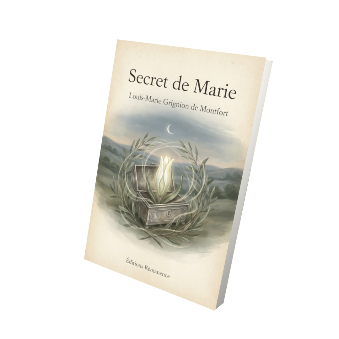 Livre Secret de Marie – Louis-Marie Grignion de Montfort - Vue 3D - Editions Remanence