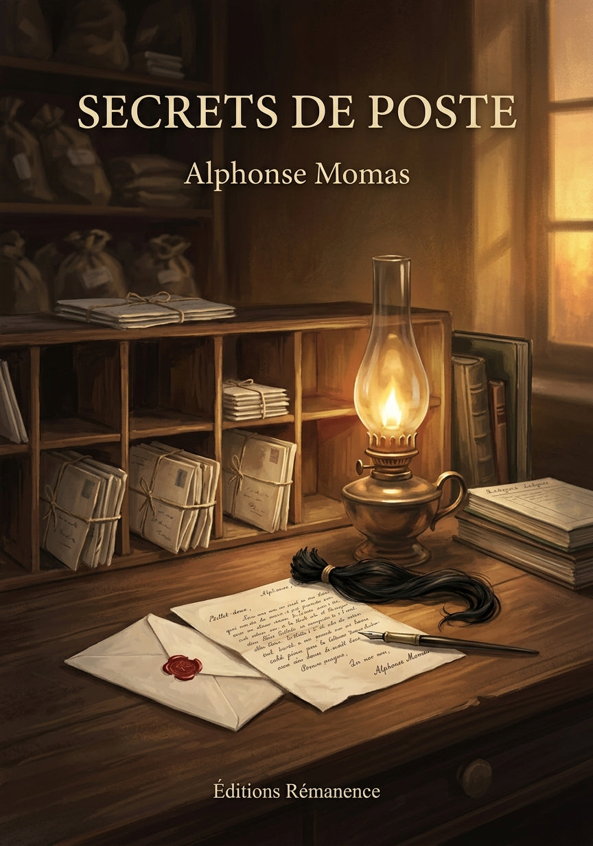 Livre Secrets de poste par Alphonse Momas - Couverture - Editions Remanence