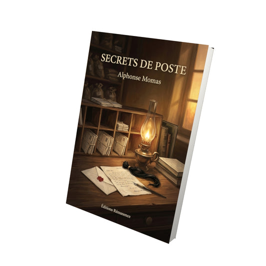 Livre Secrets de poste par Alphonse Momas - Vue 3D - Editions Remanence