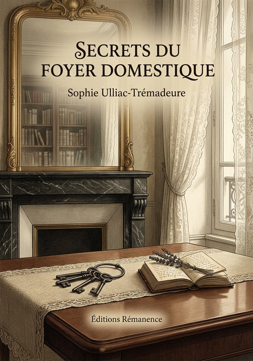 Livre Secrets du foyer domestique par Sophie Ulliac-Trémadeure - Couverture - Editions Remanence