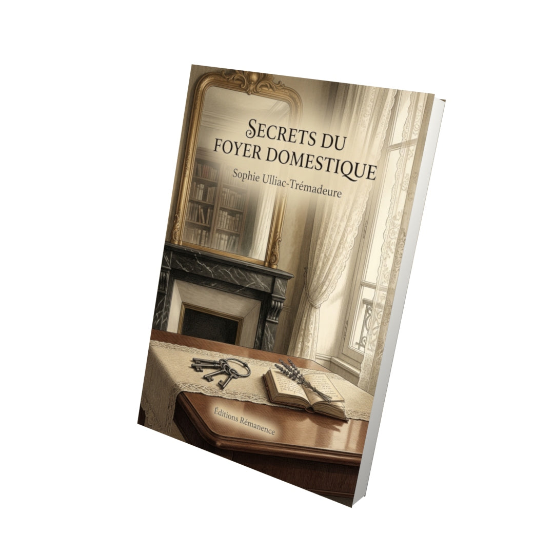 Livre Secrets du foyer domestique par Sophie Ulliac-Trémadeure - Vue 3D - Editions Remanence