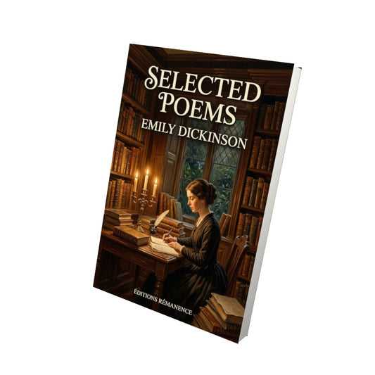 Livre Selected Poems – Emily Dickinson - Vue 3D - Editions Remanence