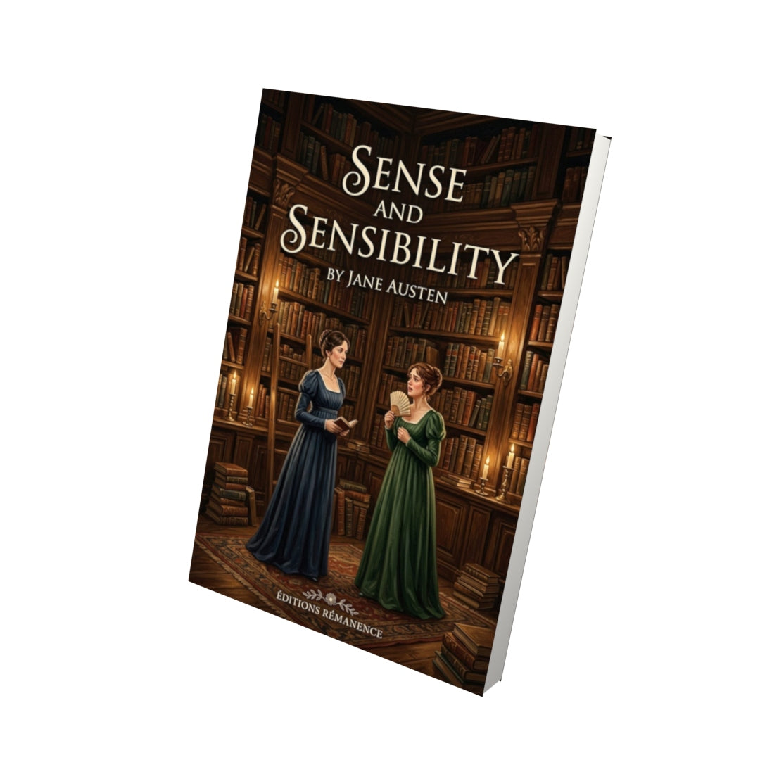 Livre Sense and Sensibility - Vue 3D - Editions Remanence