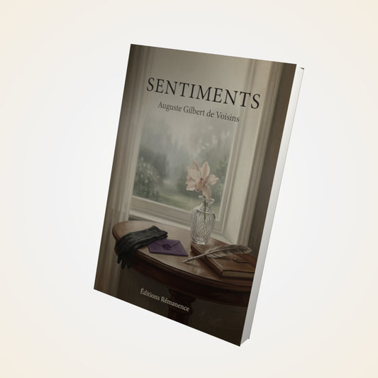 Livre Sentiments - Auguste Gilbert de Voisins - Couverture 3D