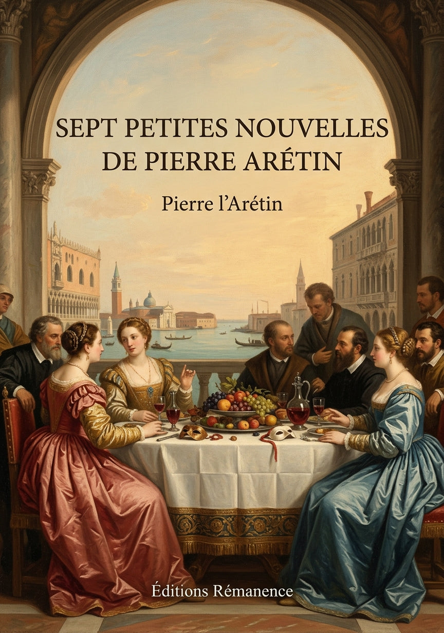 Livre Sept petites nouvelles de Pierre Arétin par Pierre l’Arétin - Couverture - Editions Remanence