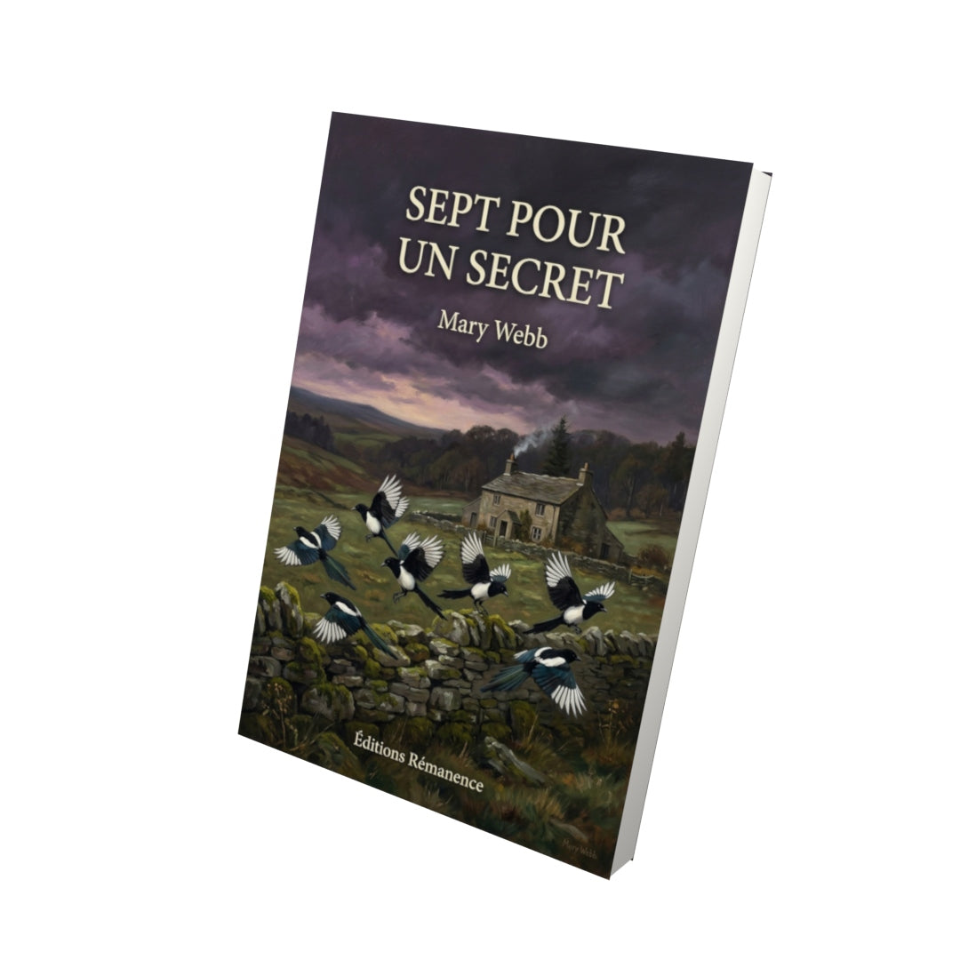 Livre Sept pour un secret par Mary Webb - Vue 3D - Editions Remanence