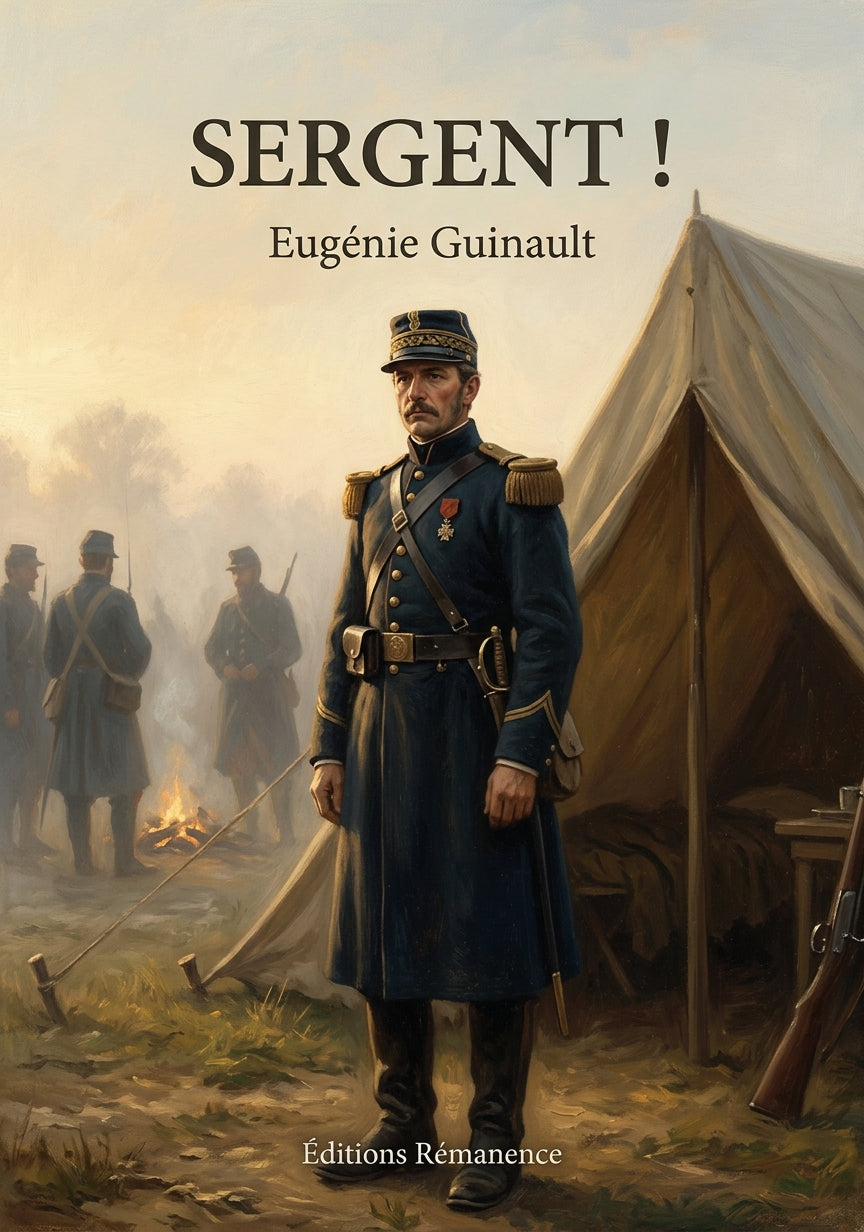 Livre Sergent ! par Eugénie Guinault - Couverture - Editions Remanence