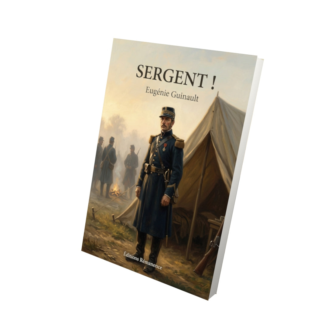 Livre Sergent ! par Eugénie Guinault - Vue 3D - Editions Remanence