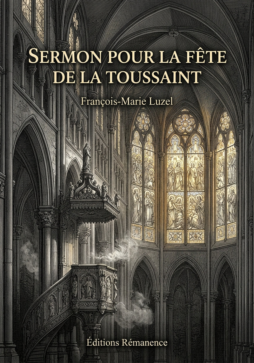 Livre Sermon pour la fête de la Toussaint par François-Marie Luzel - Couverture - Editions Remanence