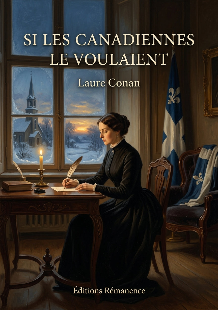 Livre Si les Canadiennes le voulaient par Laure Conan - Couverture - Editions Remanence