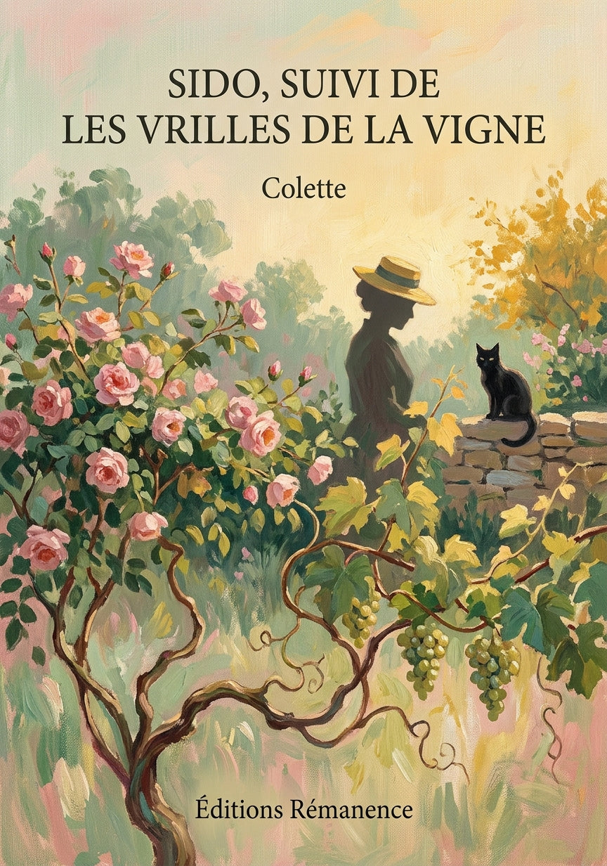Livre Sido, suivi de Les Vrilles de la vigne par Colette - Couverture - Editions Remanence