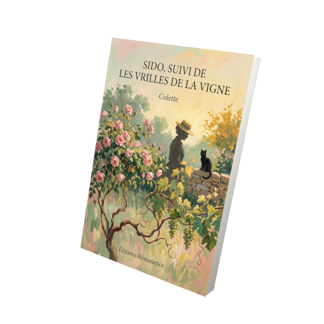 Livre Sido, suivi de Les Vrilles de la vigne par Colette - Vue 3D - Editions Remanence