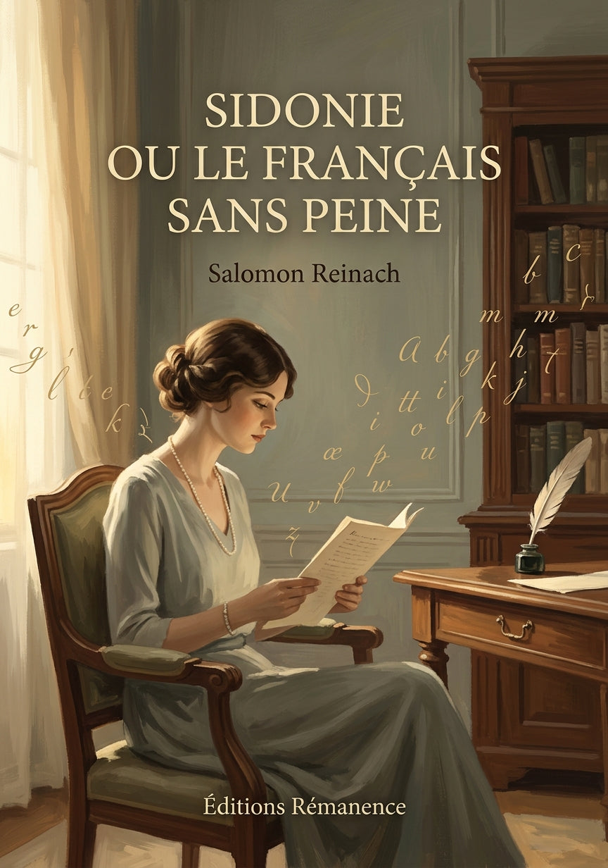 Livre Sidonie ou le français sans peine par Salomon Reinach - Couverture - Editions Remanence