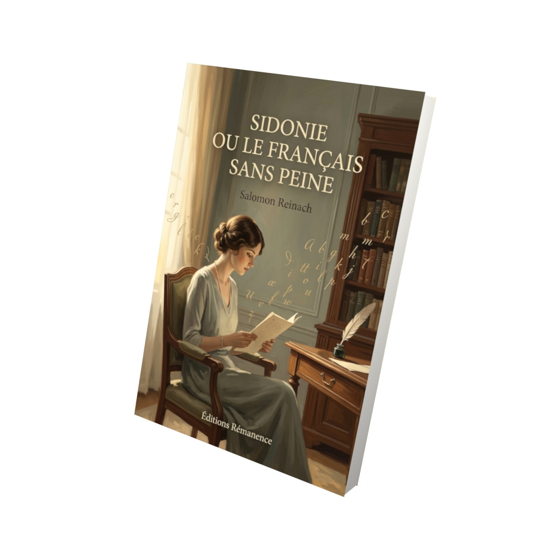 Livre Sidonie ou le français sans peine par Salomon Reinach - Vue 3D - Editions Remanence