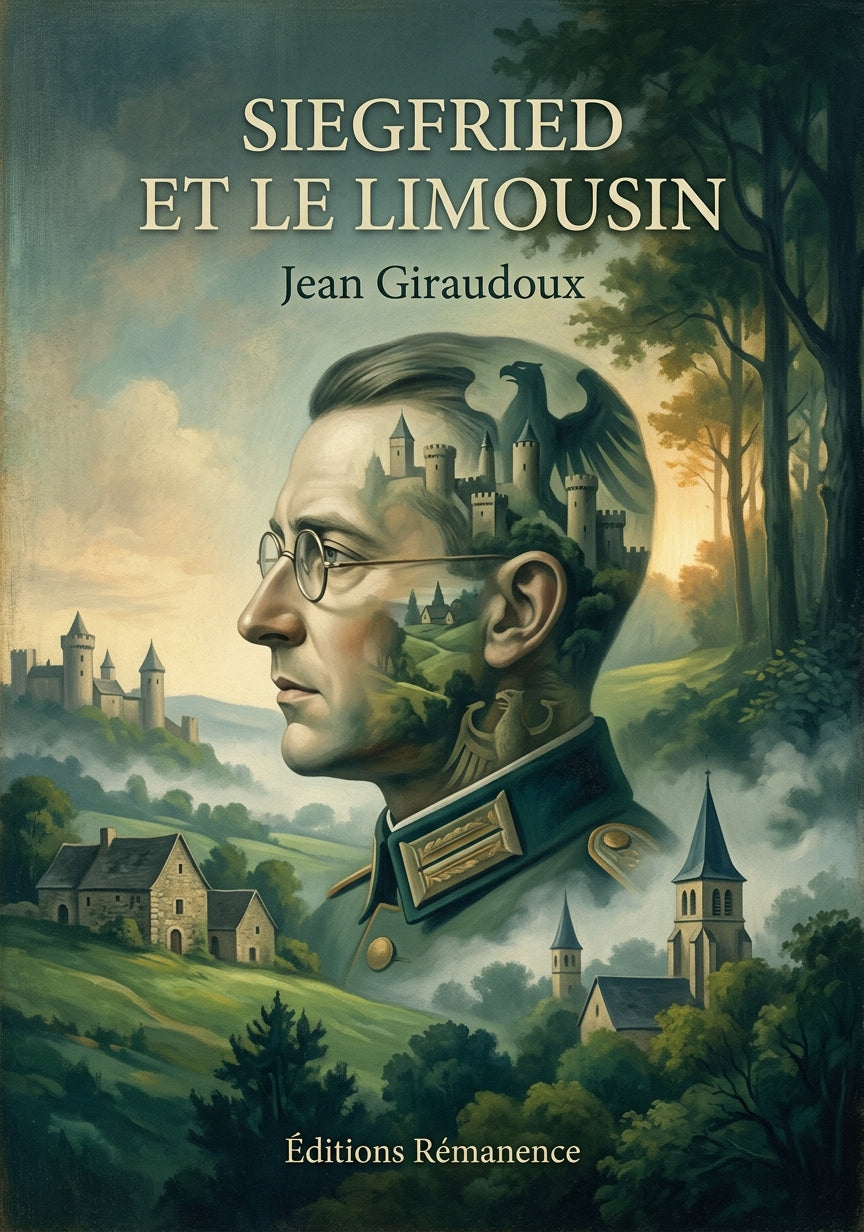 Livre Siegfried et le Limousin par Jean Giraudoux - Couverture - Editions Remanence