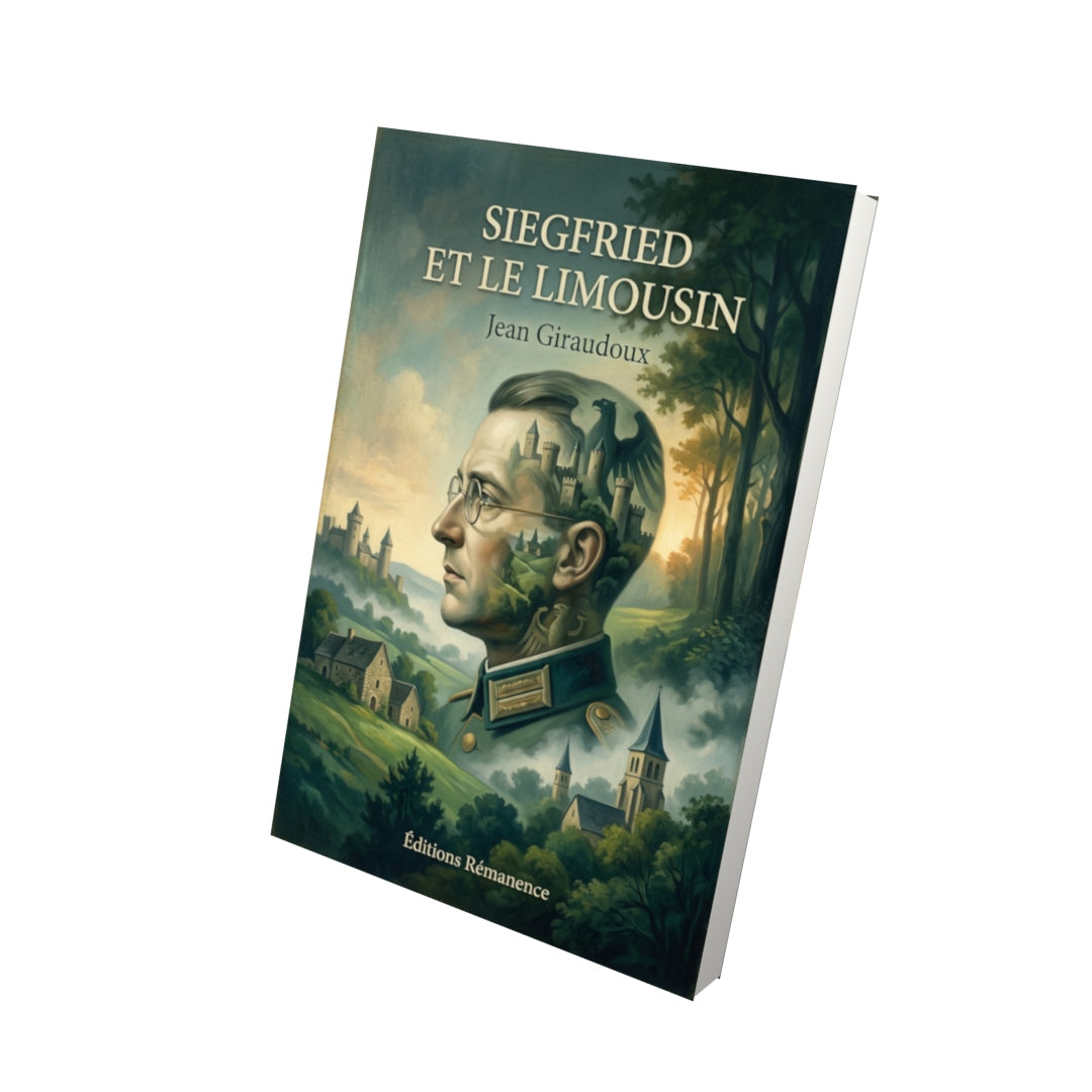 Livre Siegfried et le Limousin par Jean Giraudoux - Vue 3D - Editions Remanence