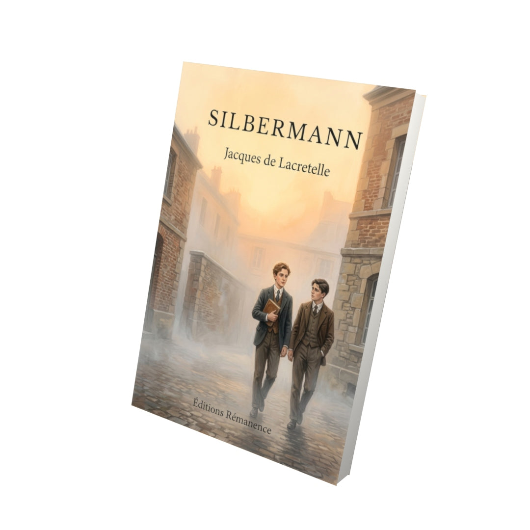 Livre Silbermann par Jacques de Lacretelle - Vue 3D - Editions Remanence