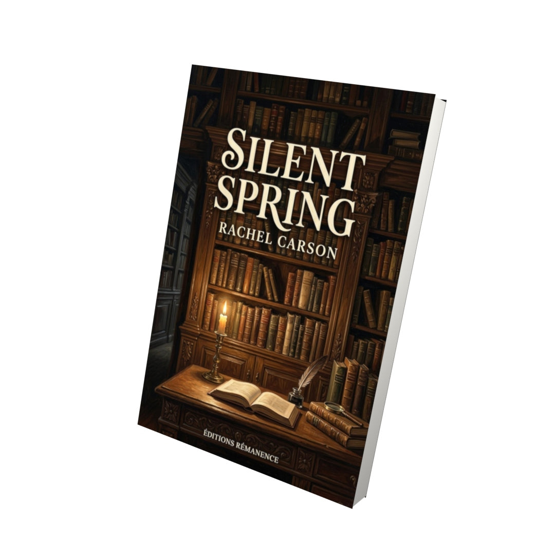Livre Silent Spring – Rachel Carson - Vue 3D - Editions Remanence