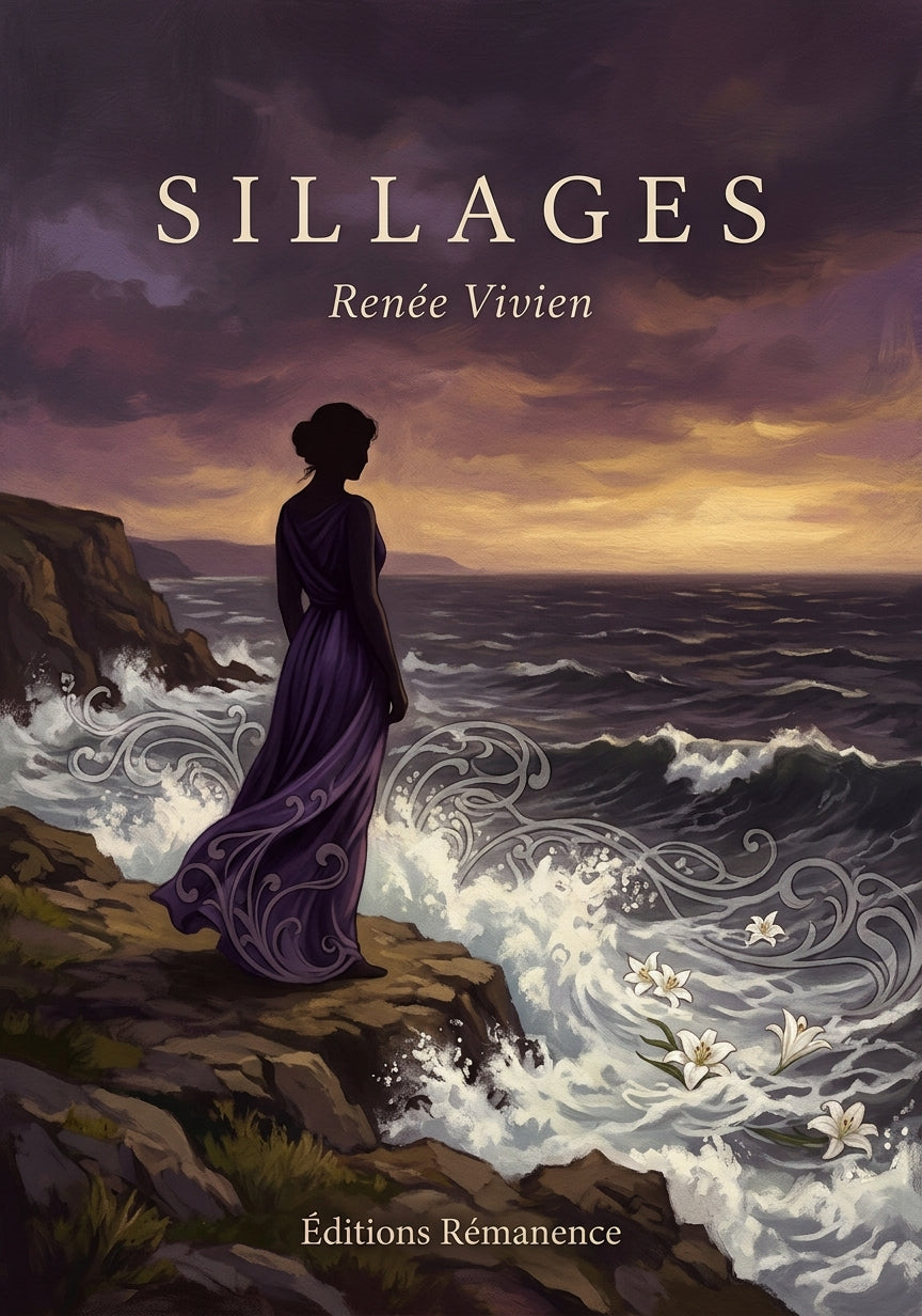Livre Sillages par Renée Vivien - Couverture - Editions Remanence