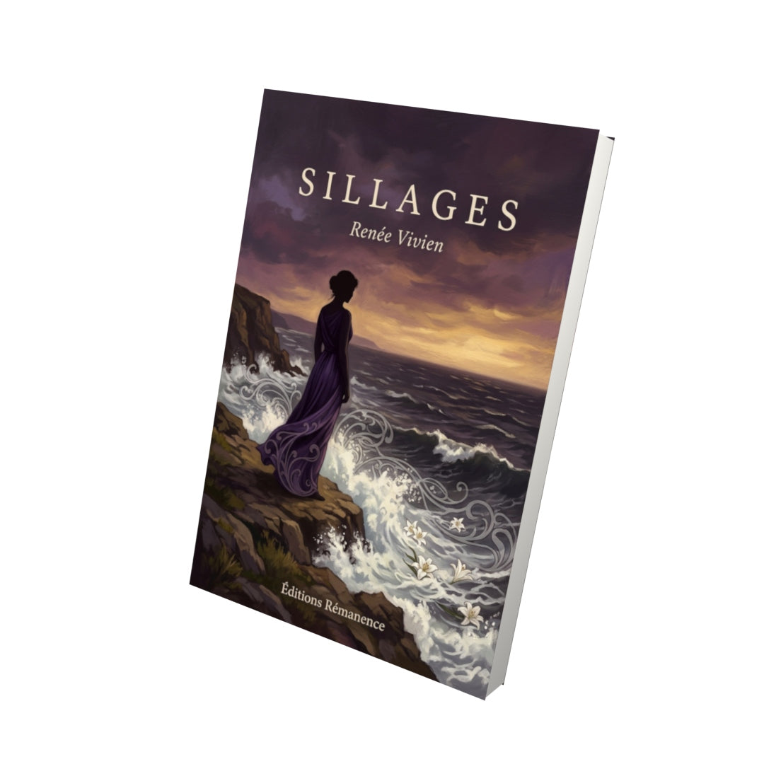Livre Sillages par Renée Vivien - Vue 3D - Editions Remanence