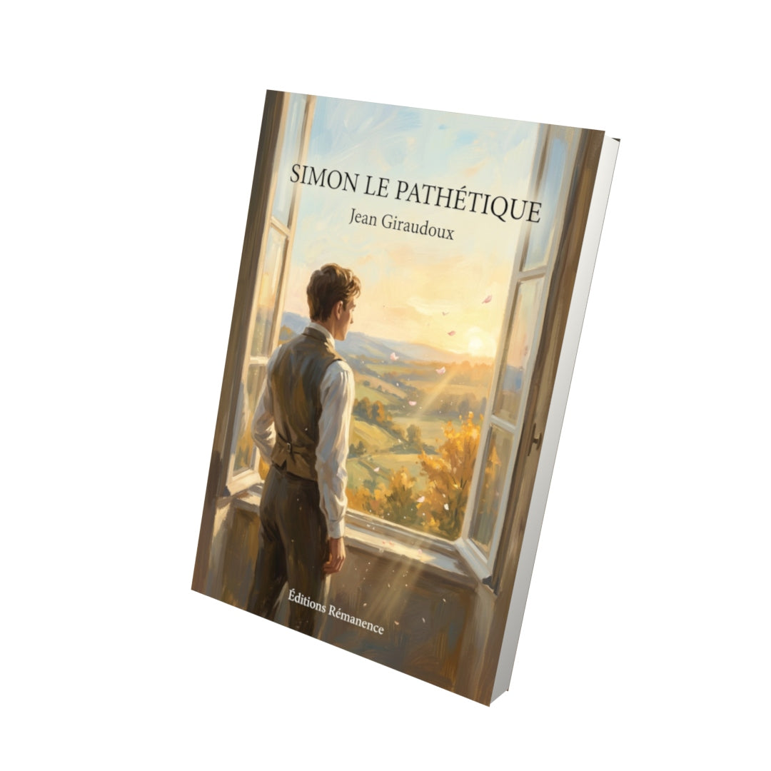 Livre Simon le pathétique par Jean Giraudoux - Vue 3D - Editions Remanence