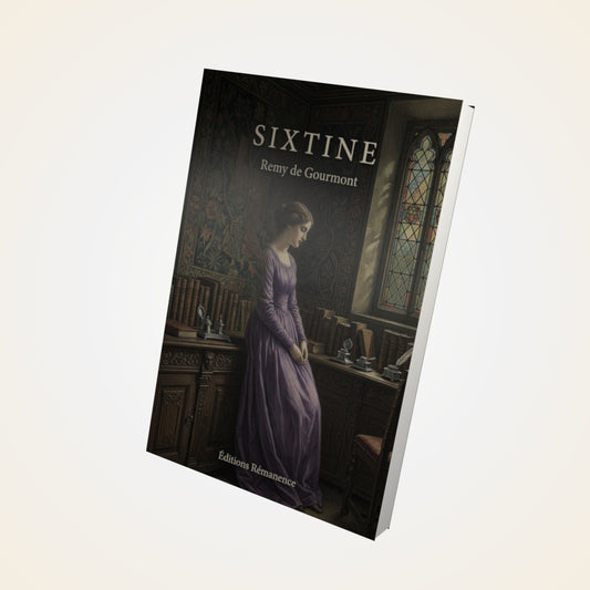 Livre Sixtine - Remy de Gourmont - Couverture 3D