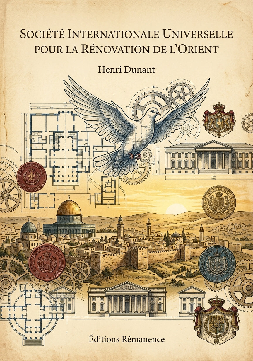 Livre Société internationale universelle pour la rénovation de l’Orient par Henri Dunant - Couverture - Editions Remanence