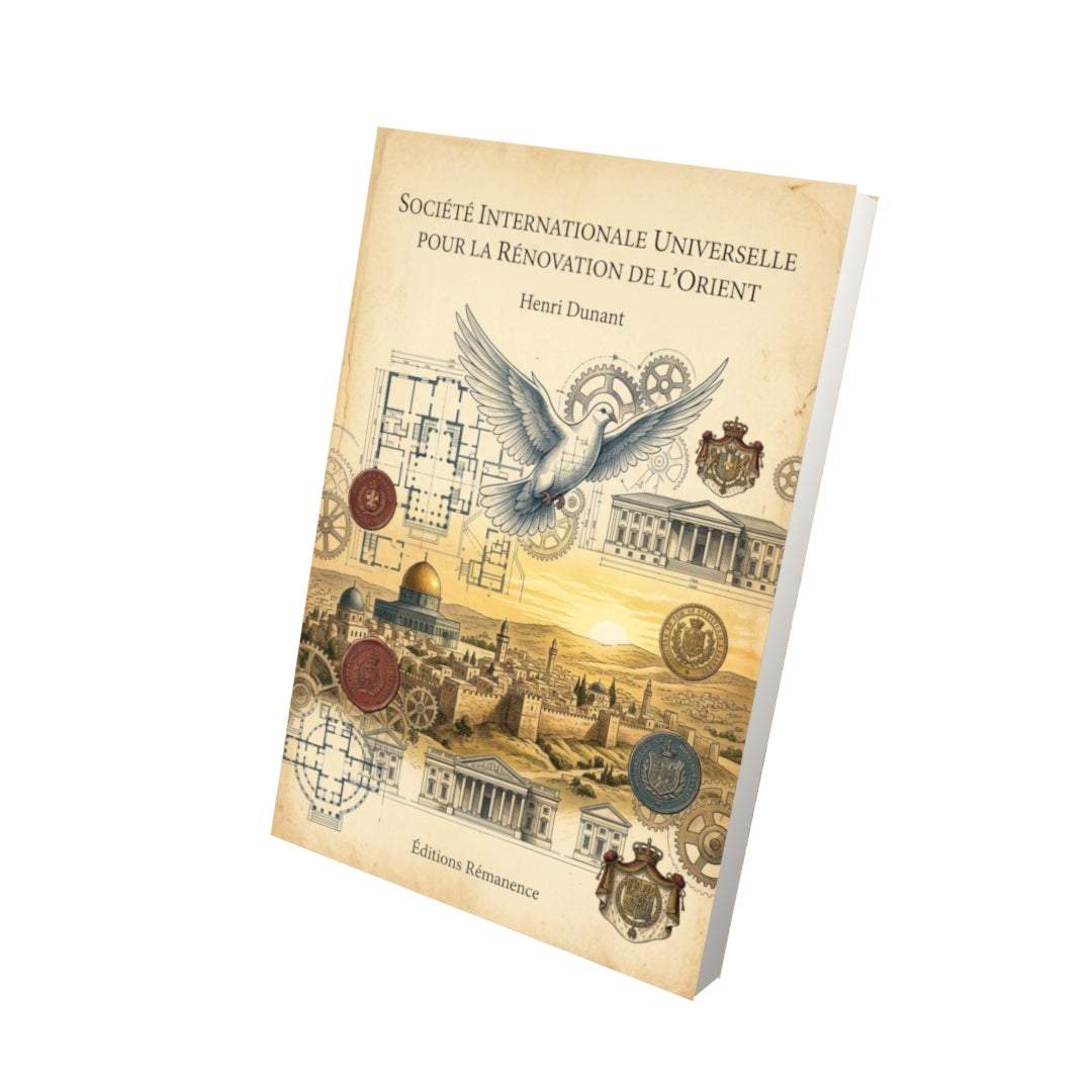 Livre Société internationale universelle pour la rénovation de l’Orient par Henri Dunant - Vue 3D - Editions Remanence