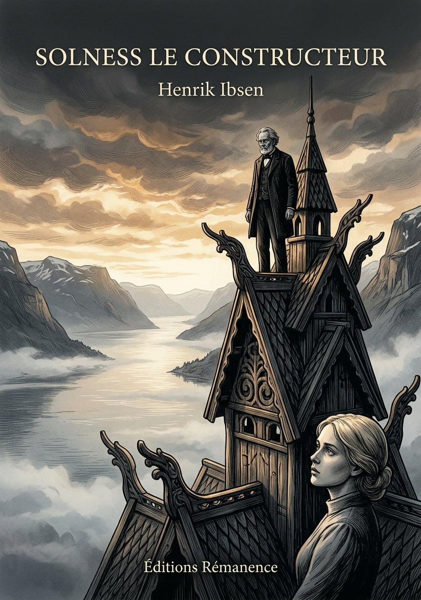 Livre Solness le Constructeur par Henrik Ibsen - Couverture - Editions Remanence