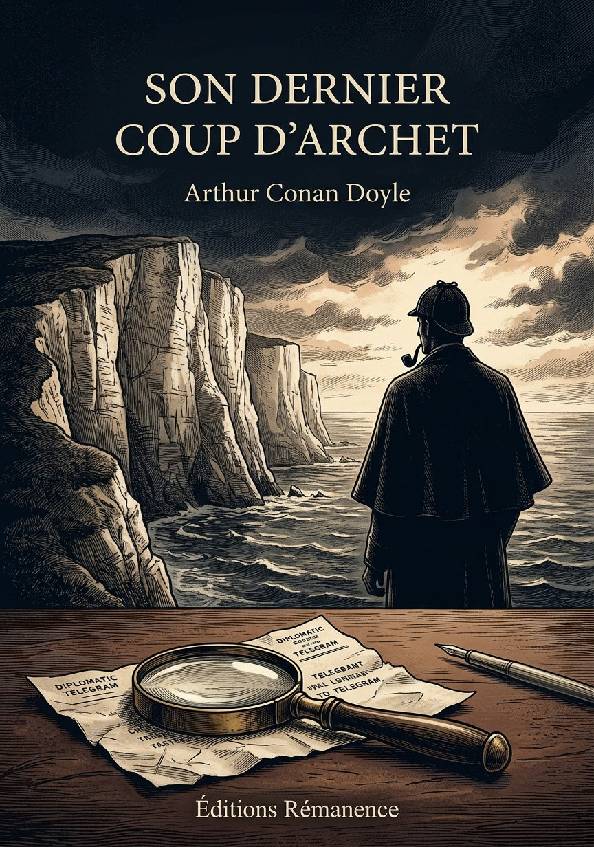 Livre Son Dernier Coup d’Archet par Arthur Conan Doyle - Couverture - Editions Remanence
