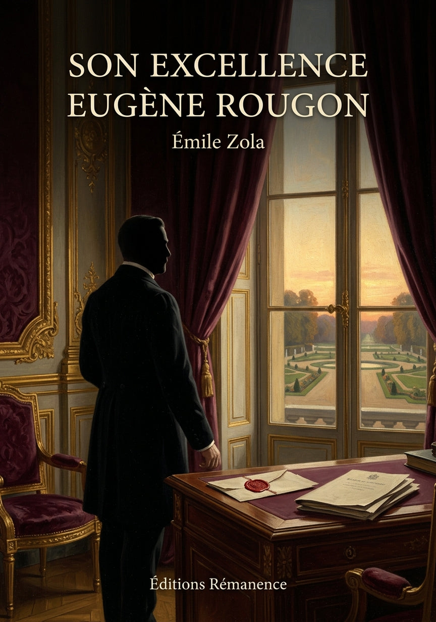 Livre Son Excellence Eugène Rougon par Émile Zola - Couverture - Editions Remanence