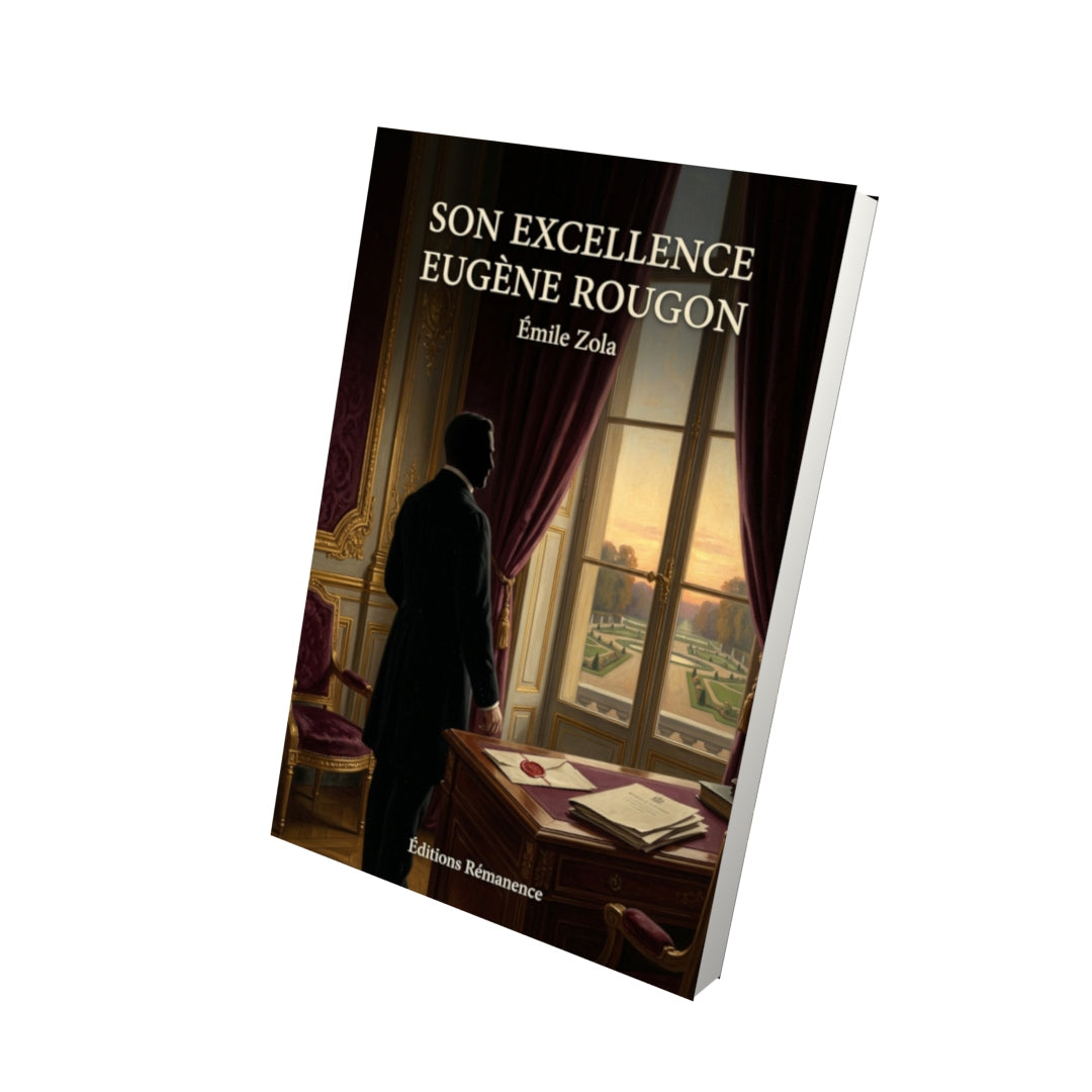 Livre Son Excellence Eugène Rougon par Émile Zola - Vue 3D - Editions Remanence